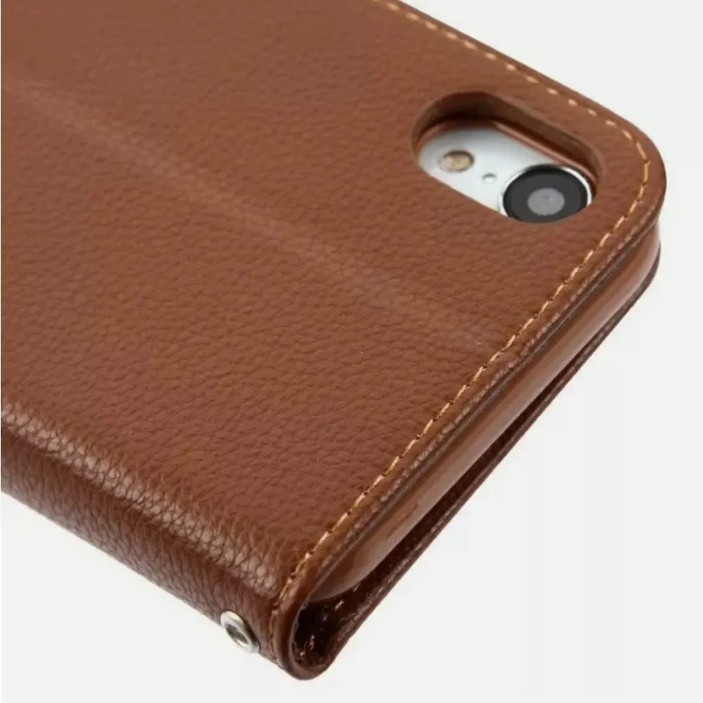 APPLE iPhone XR - Brown Wallet Case